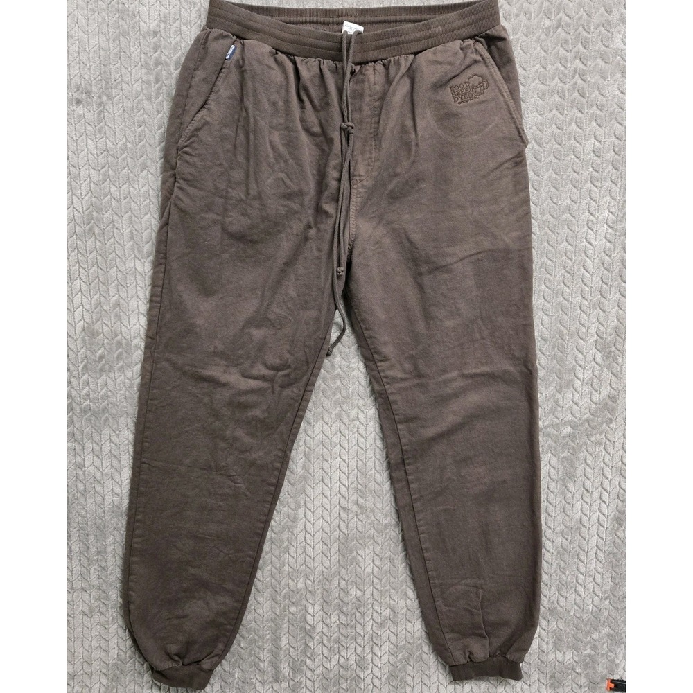 Crazy Shirts Hawaii Original Root‎ Beer Dyed Brown Joggers Size 2XL Drawstrings